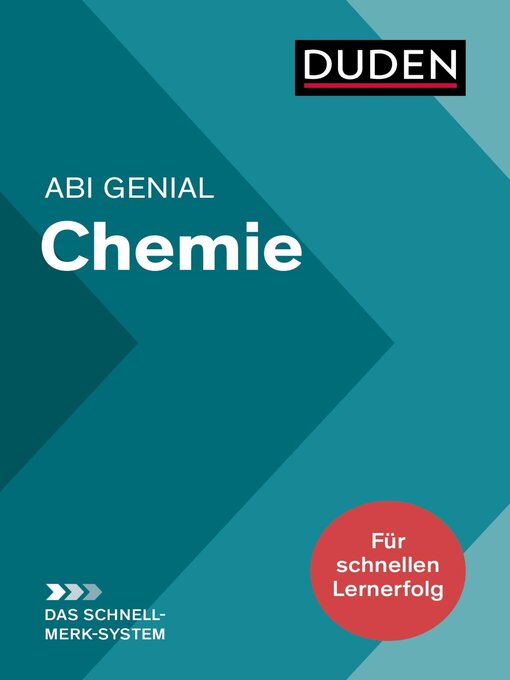 Title details for Abi genial Chemie by Eva Danner - Wait list